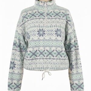 Cozy Winter Patterned Turtleneck Sweater